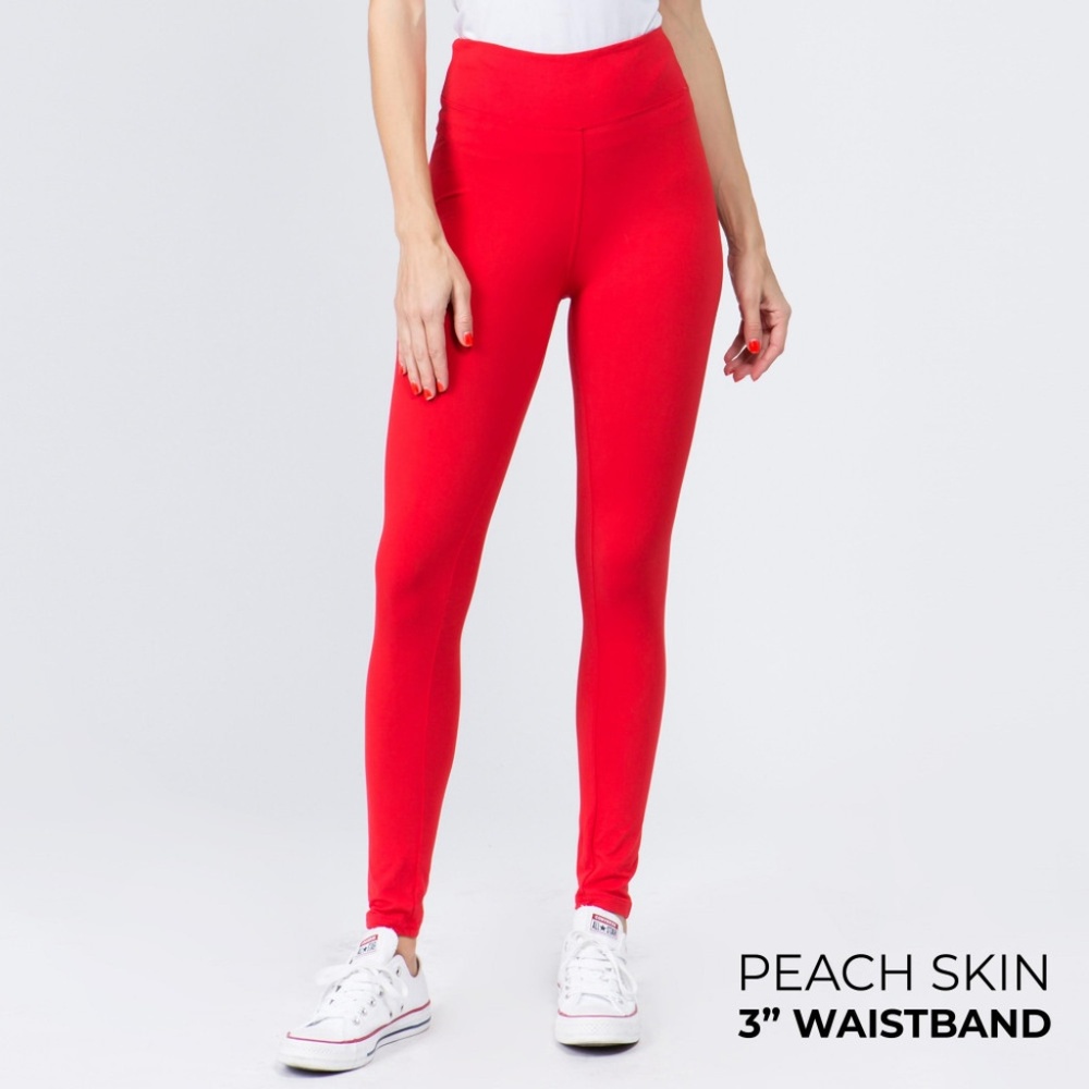 Red Super Soft Leggings